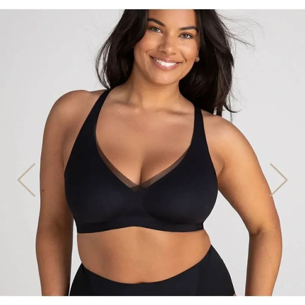 HoneyLove Crossover V-Neck Bra 2X